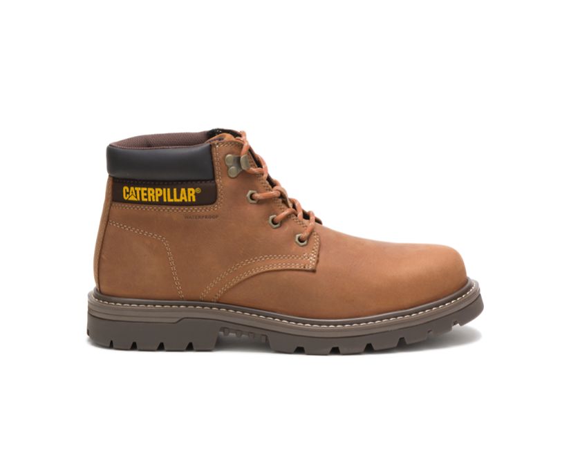 Caterpillar Outbase Waterproof Steel Toe - Brune Vernestøvler Herre - Norge ( KNUXB-6927 )